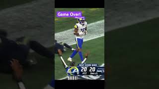 Game Winning Catch Rams vs Seahawks nfl football [upl. by Niliac437]