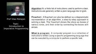 FY BSC IT SEMI UNIT I Introduction to Imperative Programming [upl. by Hal634]