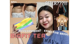 BIOFITEA REVIEW Murang pampapyat Effective ba  Philippines [upl. by Llenreb]