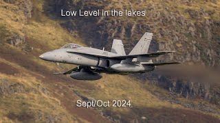 Low Level Flying in the Lake District LFA17 during SeptEarly Oct 2024 [upl. by Ylsew]