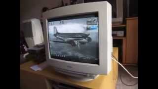 My Dads DELL M770 CRT monitor [upl. by Aikcin]