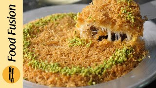 Kunafa with Pheni  Without oven Recipe By Food Fusion Ramzan Special [upl. by Asertal]