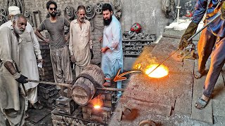 Extreme Metal Casting Sand Mold Process in Hazardous Conditions [upl. by Seaden]