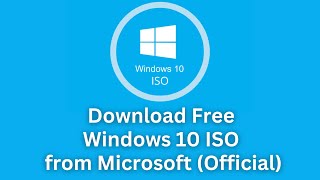 Download Free Windows 10 ISO from Microsoft Official  Download Windows 10 ISO file for FREE [upl. by Kram]