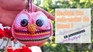 Búho Amigurumi Llavero Tejido en Crochet paso a paso 🦉 [upl. by Okime]