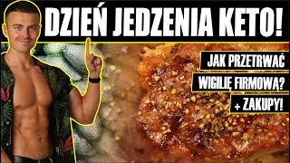 Dzień jedzenia KETO na WIGILII FIRMOWEJ Full Day of Eating  zakupy keto i trening [upl. by Daniell]