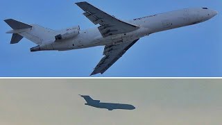 IFL Group B727281F N281FL Takeoff at Willow Run Airport [upl. by Niriam]