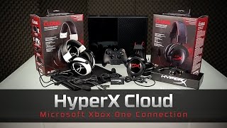 Podłączanie do konsoli Xbox One  Zestaw słuchawkowy HyperX Cloud [upl. by Wester]