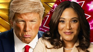 Donald Trump vs Kamala Harris Epic Rap Battles of History [upl. by Olraced]