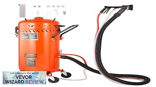 VEVOR 28 Gallon Vacuum Sand Blaster Dustless Sandblaster with Builtin 1200W Vacuum Review [upl. by Kattie93]