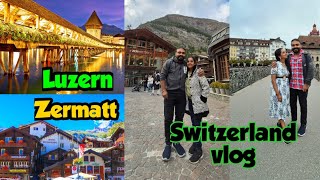 Luzern to ZermattSwitzerland vlog luzern zermatt swissbeautifulswitzerland anjalijeev [upl. by Kceb]