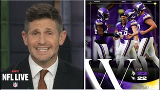 NFL LIVE  quotVikings can dethrone Lions in NFCquot  Dan Orlovsky reacts to Vikings improve to 102 [upl. by Jaquiss]