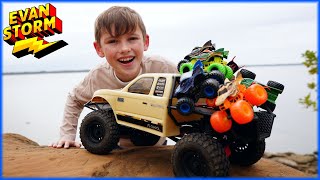 RC Crawlers Find Dragon Monster Trucks and Secret Monster Jam Toy Surprise [upl. by Brigit]