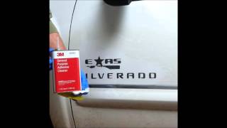 How to Remove Letters Emblems and Trim off a Car or Truck [upl. by Libyc980]