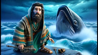 Jonah swallowed by a big fish 🐳 Kids bible story [upl. by Cormack467]