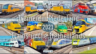 Treinen in Nederland 2021  Trains in the Netherlands 2021 [upl. by Shama]