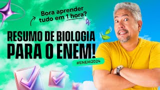 O Que Mais Cai em Biologia no ENEM 2024 Assuntos Atualizados [upl. by Aenat]