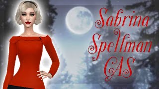 Sabrina Spellman  create a sim  The Chilling Adventures Of Sabrina  The Sims 4  CAS [upl. by Filberto155]