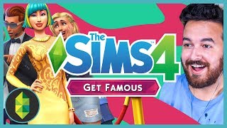 The Sims 4 GET FAMOUS Expansion REACTION Im in the trailer [upl. by Shermy]