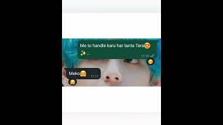 Song prank on my bestfriend🤌🏻✨💗 funnysongprank😜 pranksong Wtchat🤌🏻 Putul1250 funny viralvideo [upl. by Allemac]