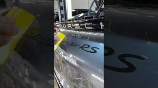 New Porsche Spyder RS  Rear Bumper PPF Preview [upl. by Vlada592]