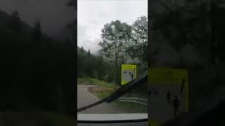 VršičPass in Slowenien  Fahrt von Süd nach Nord mit Gewitter [upl. by Jenny818]