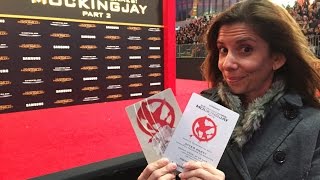 MockingJay Part 2 Movie Red Carpet Movie Premiere [upl. by Eiramassenav]