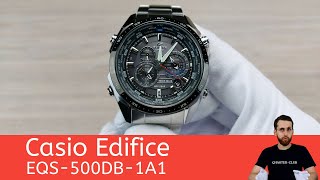 Футуристичные Edifice из прошлого  Casio EQS500DB1A1 [upl. by Noslen]