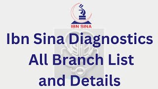 All Branch Location  Ibn Sina Diagnostic Center  Diagnstic [upl. by Rimaj]