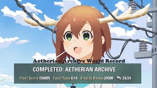 PC EU REAL 12B Aetherian Archive World Record  156095  614  Stamina Arcanist [upl. by Hgeilhsa]