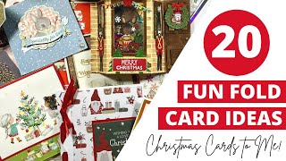 20 Handmade Card Ideas  Christmas Cards to Me [upl. by Pellet]