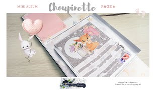 Mini Album Choupinette page 6  quotla fermeture rotative quot [upl. by Darcey]