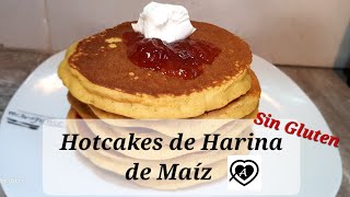 Hotcakes de Harina de Maíz con sabor a Naranja sin Gluten [upl. by Janice511]