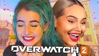 GEE NELLY amp TALIA MAR PLAY OVERWATCH 2 FOR THE FIRST TIME [upl. by Evante]