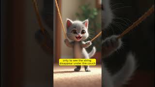 Lily the Kitten and the Mysterious Stringcatlover cat learnenglishthroughstory learnenglish [upl. by Stultz528]