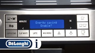 How to use the energy saving feature on your DeLonghi Eletta Cappuccino ECAM 45760 [upl. by Redford869]