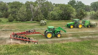 Baling Hay on a Cloudy Day [upl. by Torey]