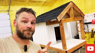 I BUILT A CUSTOM DOG HOUSE [upl. by Zampardi]