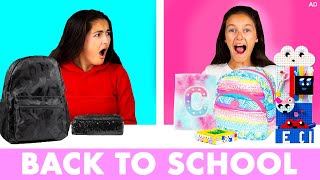 Back to School Switch Up Challenge LEGO DOTS Edition  Elena and Clara [upl. by Tolland25]