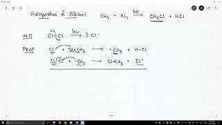 radical halogenation of alkanes to make alkyl halides [upl. by Bust703]