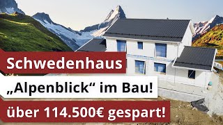 Schwedenhaus selber bauen über 114500€ gespart Baufortschritt [upl. by Jose]