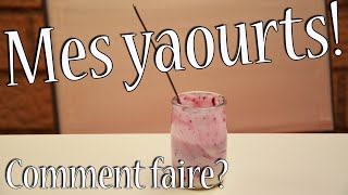 Je fais mon yaourt et il est bon  la recette [upl. by Nyleikcaj]