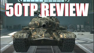 50TP Tank Review  WoT Blitz [upl. by Aiekram]