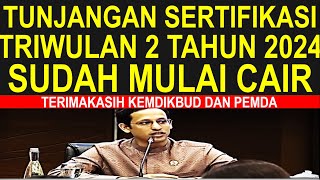 Hore Guru sertifikasi kembali full senyum pencairan tunjangan sertifikasi guru triwulan 2 hari ini [upl. by Namreg257]