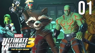 Lets Play  Marvel Ultimate Alliance 3 The Black Order  Guardians of the Galaxy [upl. by Arraek]