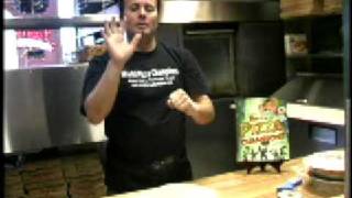 Tossing pizza dough  instructions by Tony Gemignani [upl. by Bang292]