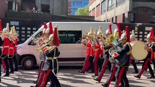 Band of the Household Cavalry Cavalry Sunday  Knightsbridge Barracks [upl. by Eibocaj]