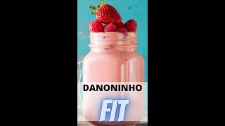 Como fazer IOGURTE DE MORANGO  DANONINHO  FIT [upl. by Mendez232]