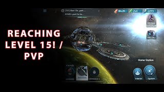 BETA Star Trek Fleet Command  Reaching Level 15  PVP [upl. by Darrin]