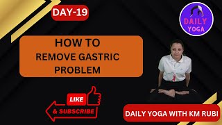 11 min Yoga for Indigestion Bloating Gastric Issues and IBS gastricglands dailyyogawithkmrubi [upl. by Amaral]